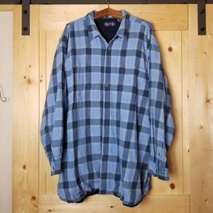 Outfitter Plaid Flannel Shirt Jacket Shacket